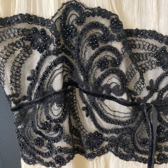 Zara Woman Vintage Slip Dress tulle midi with lace and sequin detail - Picture 5 of 9